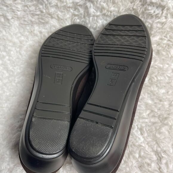 Aerosoles StichnTurn leather suede Brown ankle boots front zipper size 11 - Picture 10 of 10